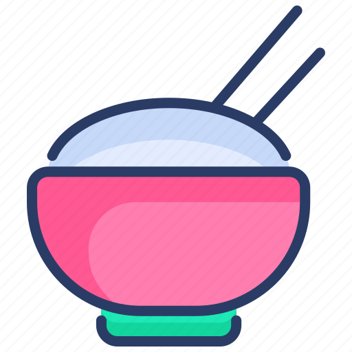 Asian, bowl, food, japanese, noodles, rice icon - Download on Iconfinder