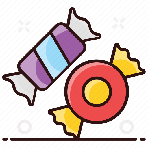 Candies, confectionery, sweet, toffies, wrapped candies icon - Download on Iconfinder