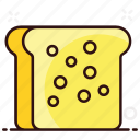 baked item, bread, breakfast, slice, toast