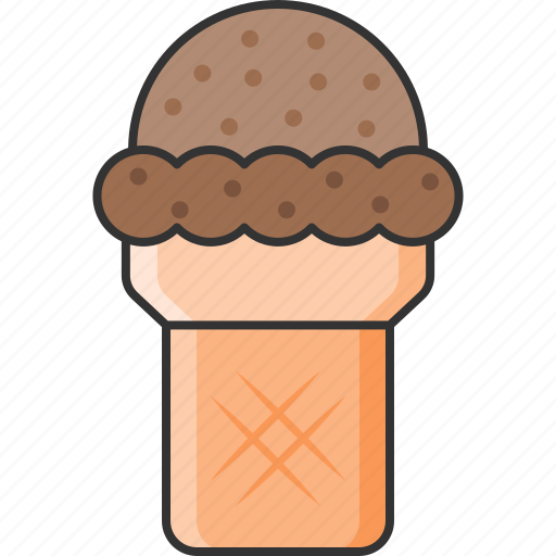 Dessert, ice cream cone, ice cream icon - Download on Iconfinder