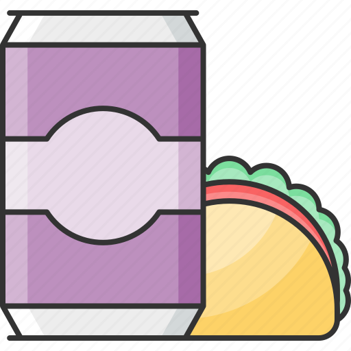 Sandwich, cold drink, fast food, brunch icon - Download on Iconfinder