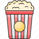 popcorn, cinema, movie