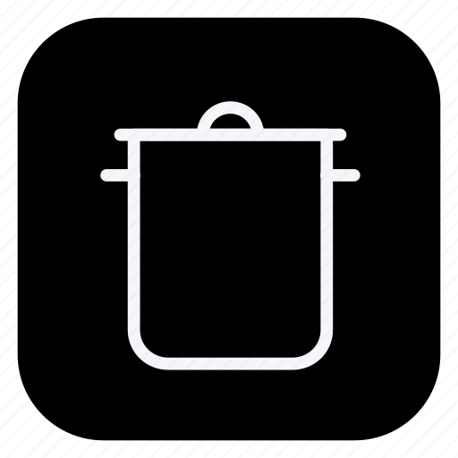 Fastfood, food, gastronomy, kitchen, utensils, pan, pot icon - Download on Iconfinder