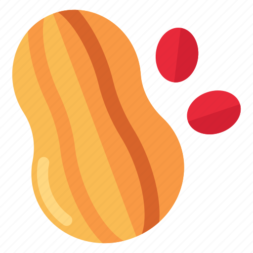 Peanut, dry fruit, earthnut, groundnut, goober icon - Download on Iconfinder