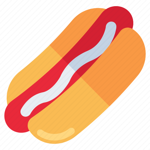 Hotdog burger, fast food, junk food, edible, cheeseburger icon - Download on Iconfinder
