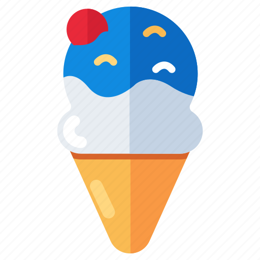 Ice cream, ice cream cone, ice popsicle, gelato, sweet icon - Download on Iconfinder