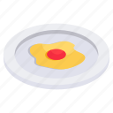 fried egg, egg plate, edible, breakfast, healthy diet