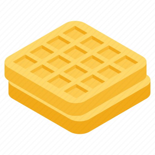 Biscuit, snack, breakfast, edible, waffle icon - Download on Iconfinder