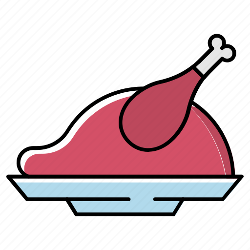 Barbecue, chicken, chicken leg, grilled chicken, meat, roast icon - Download on Iconfinder