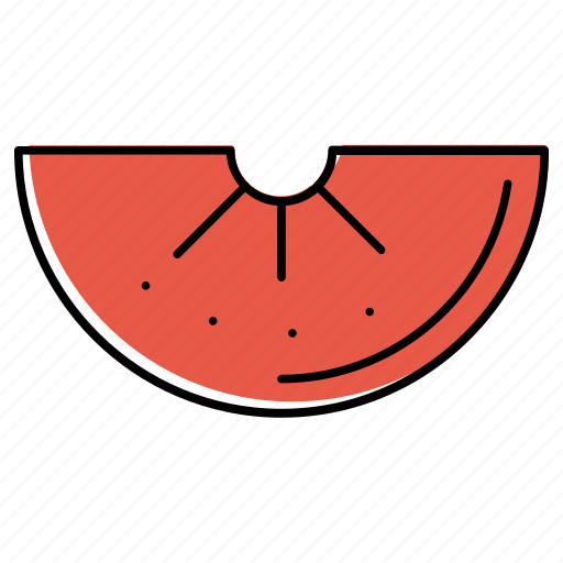 Fruit, healthy, melon, organic, summer, water melon, watermelon slice icon - Download on Iconfinder
