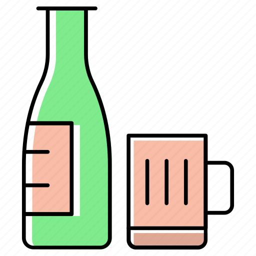 Alcohol, beer, beverage, champagne, drink, juice, wine bottle icon - Download on Iconfinder