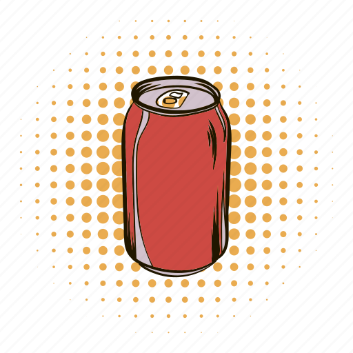 Aluminum, beverage, blank, can, comics, container, metal icon - Download on Iconfinder