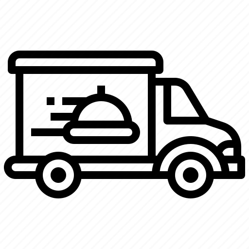 Truck, food, delivery, transport, shipping, and, fast icon - Download on Iconfinder