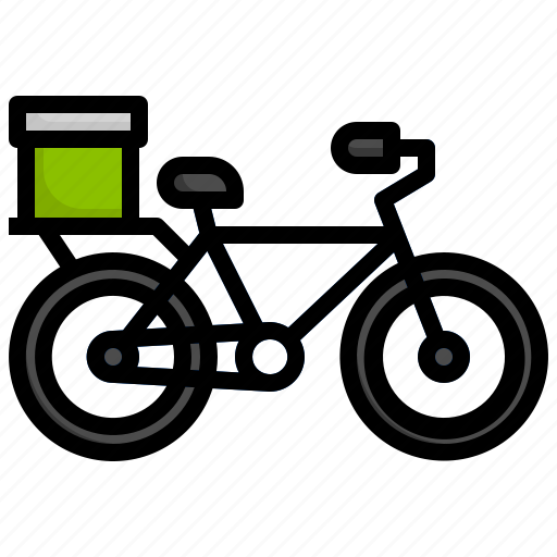 Bike, courier, delivery, shipping, and, humanpictos icon - Download on Iconfinder