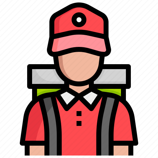 Delivery, man, animate, shipping, and, logistics icon - Download on Iconfinder