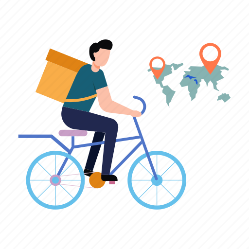 Delivery, boy, parcel, food, worldwide icon - Download on Iconfinder