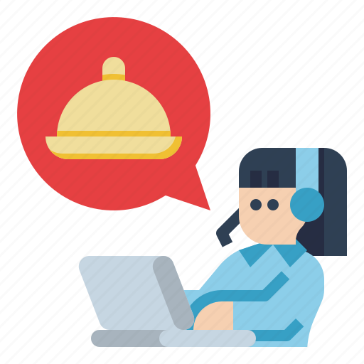 Call, center, food, order, service icon - Download on Iconfinder