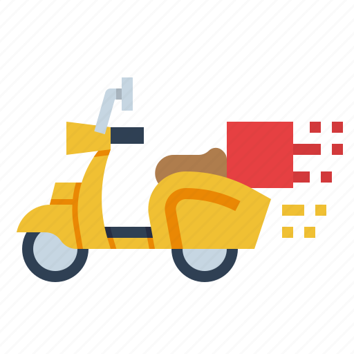 Bike, delivery, scooter, service, transport icon - Download on Iconfinder