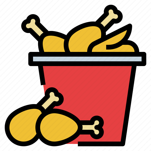 Away, chicken, delivery, food, fried, take icon - Download on Iconfinder