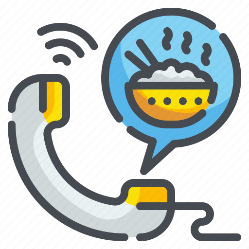 Call, delivery, food, moblie, order, restaurant, telephone icon - Download on Iconfinder