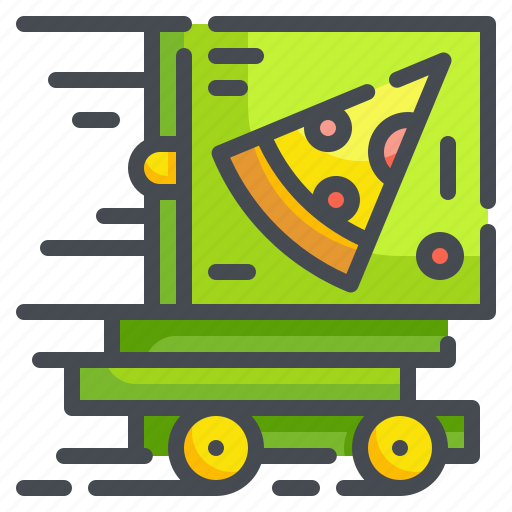 Cheese, delivery, food, junk, piece, pizza, restaurant icon - Download on Iconfinder
