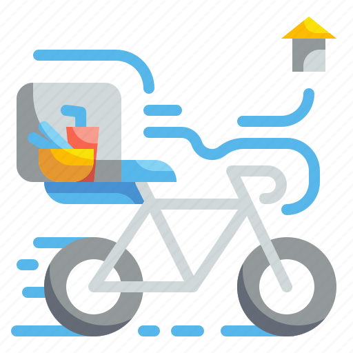 Basket, bicycle, bike, delivery, food, riding, transport icon - Download on Iconfinder