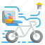 basket, bicycle, bike, delivery, food, riding, transport 