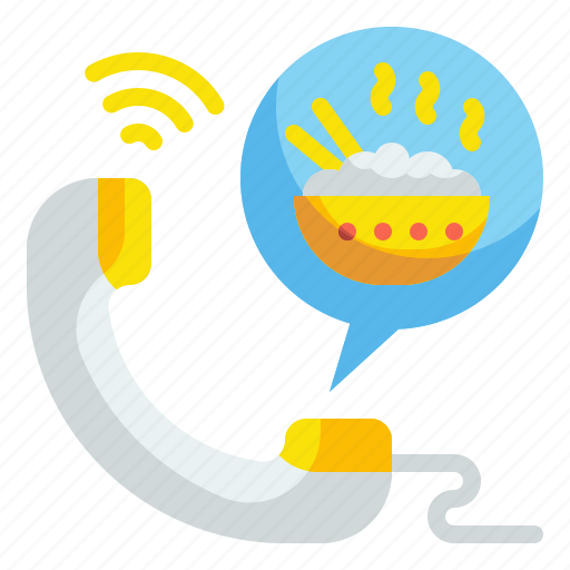 Call, delivery, food, moblie, order, restaurant, telephone icon - Download on Iconfinder