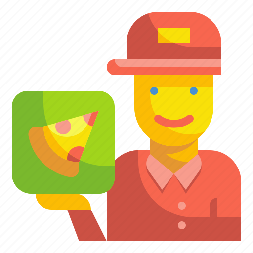 Commerce, delivery, food, jobs, man, shopping, worker icon - Download on Iconfinder