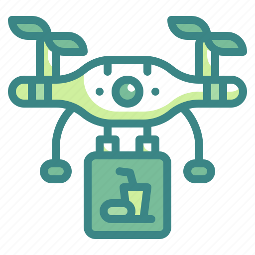Delivery, drone, electronics, food, network, technology, transport icon - Download on Iconfinder