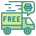 delivery, food, free, shipping, transport, truck, vehicle