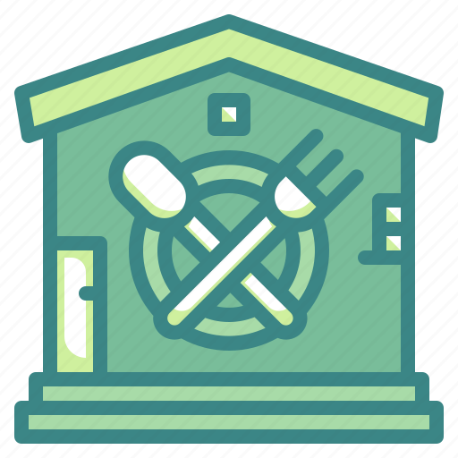 Building, delivery, food, home, house, location, store icon - Download on Iconfinder