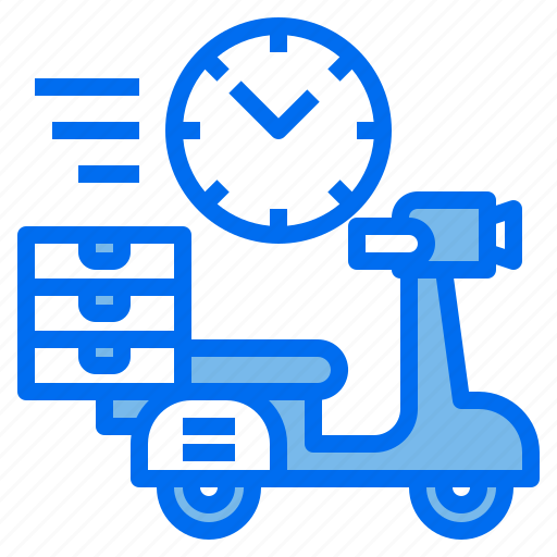 Bike, clock, delivery, shipping, transport, transportation, watch icon - Download on Iconfinder