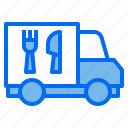 delivery, food, order, transportation, truck