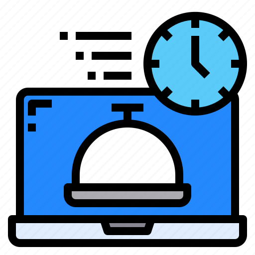 Clock, delivery, food, watch icon - Download on Iconfinder