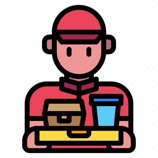 Avatar, delivery, man, restaurant icon - Download on Iconfinder