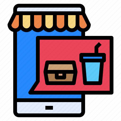 Food, mobile, online, restaurant icon - Download on Iconfinder