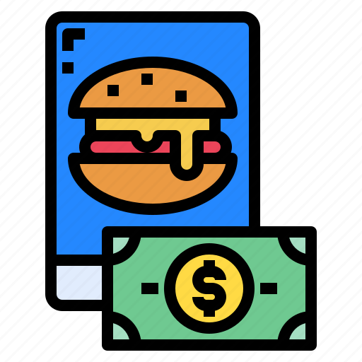 Food, mobile, money, payment icon - Download on Iconfinder