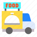 delivery, food, truck