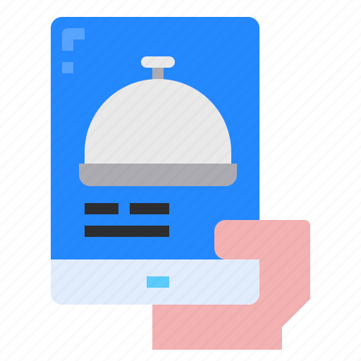 Delivery, food, hand, mobile icon - Download on Iconfinder