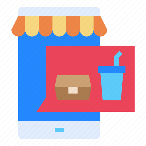 Food, mobile, online, shop icon - Download on Iconfinder