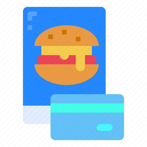 Card, food, mobile, payment icon - Download on Iconfinder
