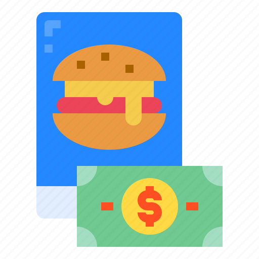 Food, mobile, payment icon - Download on Iconfinder