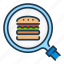 burger, delivery, find, food, order, search 