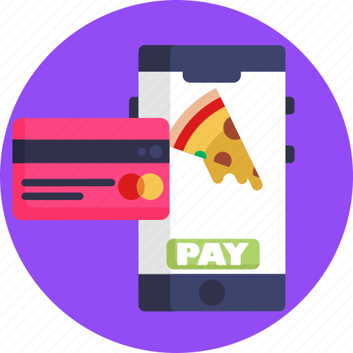 Delivery, pay, order, master card, food, pizza, online delivery icon - Download on Iconfinder