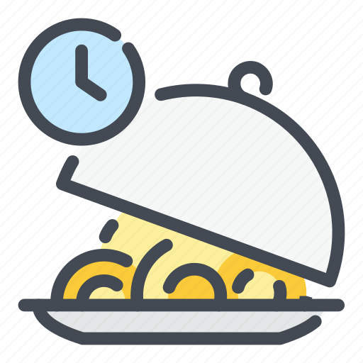 Cook, cooking, time, plate, pasta, food, delivery icon - Download on Iconfinder
