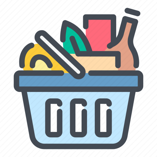 Food, delivery, basket, store, market, product, order icon - Download on Iconfinder