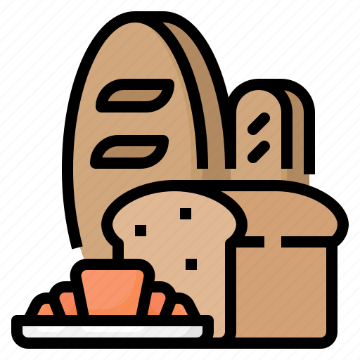 Bakery, food, croissant, bread, baguette icon - Download on Iconfinder