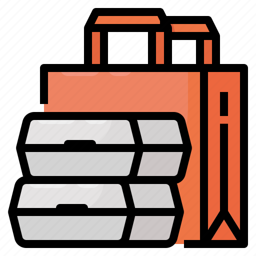 Food, package, bag, delivery, service icon - Download on Iconfinder