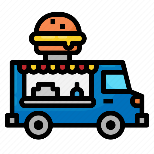 Food, truck, delivery, burger, sell icon - Download on Iconfinder
